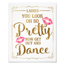 結婚婦人用浴室おもしろいカスタム金ゴールド フォトプリント