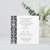 結婚嫁の両親の招待。 招待状 (スタンド正面)