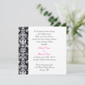 結婚嫁の両親の招待。 招待状 (スタンド正面)