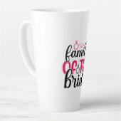 結婚嫁の家族 カフェラテマグ (左アングル)