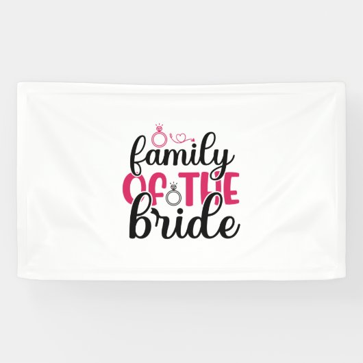 結婚嫁の家族 横断幕 (横)