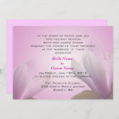 結婚嫁の親御 招待状 (正面/裏面)