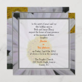 結婚嫁の親御 招待状 (正面/裏面)