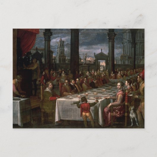 結婚宴会 ポストカード (正面)