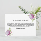 結婚宿泊カード 招待状 (スタンド正面)