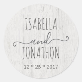 結婚封筒用シール |ロマン素朴ティック ラウンドシール
