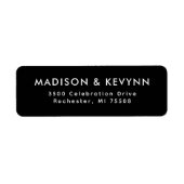 結婚差出人住所 ラベル (正面)