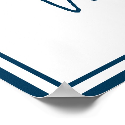 結婚帆船 ポスター (角)