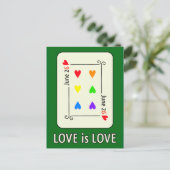 結婚平等記念日はがき ポストカード (スタンド正面)