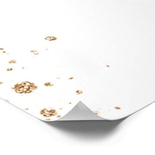 結婚年表プログラムeucalyptus greenery ポスター (角)