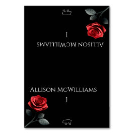 結婚座席表の独身の赤豚 テーブルナンバー