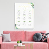 結婚座席表 キャンバスプリント (インサイチュ (リビング))