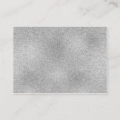 結婚座席表 |プラムパープルフェイク、銀箔 プレイスカード (裏面)