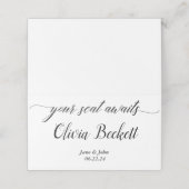 結婚座席表 プレイスカード (外部開封)