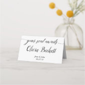 結婚座席表 プレイスカード (正面)