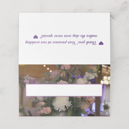 結婚座席表 プレイスカード (外部開封)