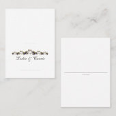 結婚座席表 プレイスカード (正面/裏面)