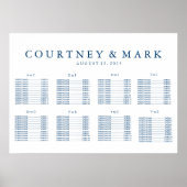 結婚座席表 ポスター (正面)