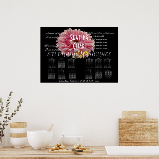 結婚座席表 ポスター (キッチン)