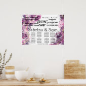 結婚座席表 ポスター (キッチン)