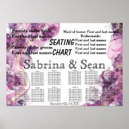 結婚座席表 ポスター