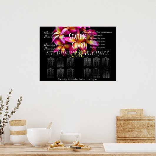 結婚座席表 ポスター (キッチン)