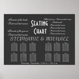 結婚座席表 ポスター