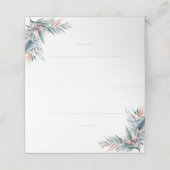 結婚座席表 – 水彩熱帯ドリーム プレイスカード (外部開封)