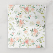 結婚座席表 |赤面バラ プレイスカード (内部開封)