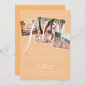 結婚延期変更披露宴 (正面/裏面)