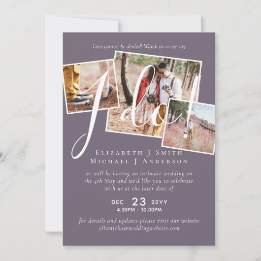 結婚延期変更披露宴 (正面)