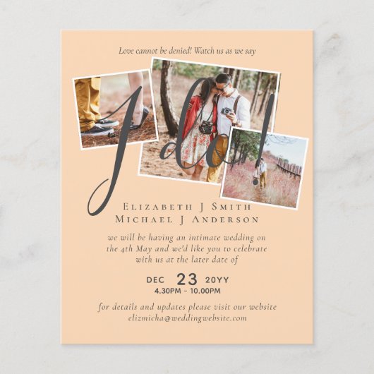 結婚延期変更披露宴 (正面)