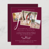 結婚延期変更披露宴 (正面/裏面)