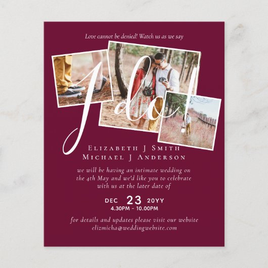 結婚延期変更披露宴 (正面)