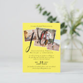 結婚延期変更披露宴 ポストカード (スタンド正面)