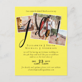 結婚延期変更披露宴 ポストカード