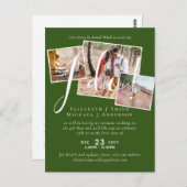 結婚延期変更披露宴 ポストカード (正面/裏面)