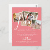 結婚延期変更披露宴 ポストカード (正面/裏面)