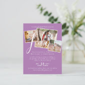 結婚延期変更披露宴 ポストカード (スタンド正面)