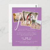 結婚延期変更披露宴 ポストカード (正面/裏面)