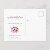 結婚延期 安全第一 COVID フラワーズ 案内ポストカード