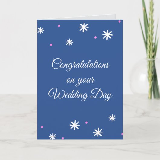 結婚式おめでとうございます カード (正面)