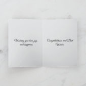 結婚式おめでとうございます カード (内部)