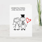 結婚式おめでとうオーダーメイドカード カード (正面)