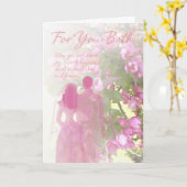 結婚式おめでとうカード カード (黄色い花)