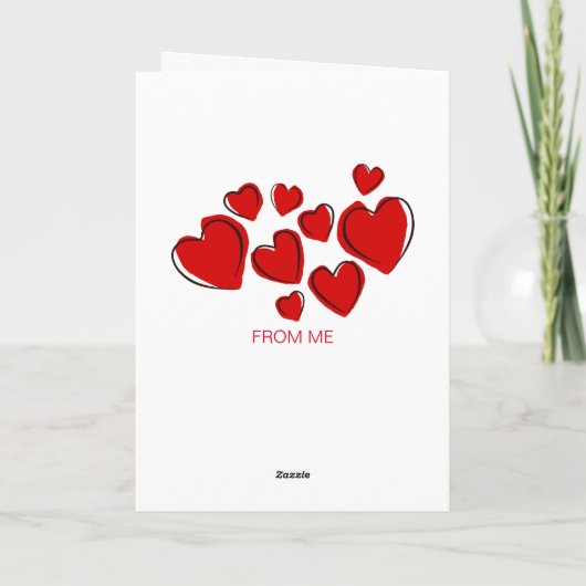 結婚式おめでとう カラフルなバルーンカード カード (裏面)