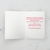 結婚式おめでとう カラフルなバルーンカード カード (内部)