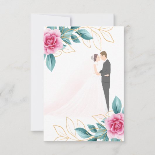 結婚式おめでとう セーブザデート (正面)