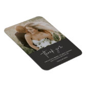 結婚式お気に入りのの日の写真ありがとう磁石 マグネット (右側)