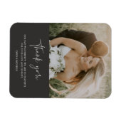 結婚式お気に入りのの日の写真ありがとう磁石 マグネット (横)